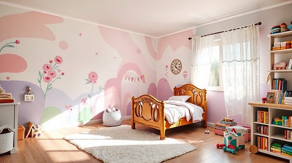 Papier peint chambre fille : créez un espace à son image !